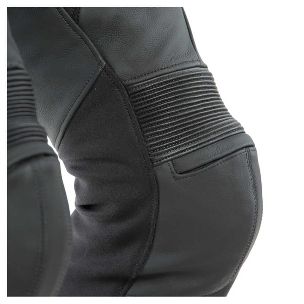 Dainese Pony 3 Leather Pants - BLACK-MATT