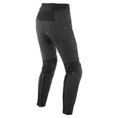 Dainese Pony 3 Perforated Leather Pants - Ladies - BLACK-MATT