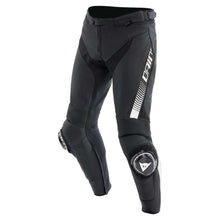 Dainese Super Speed Leather Pants - BLACK/WHITE