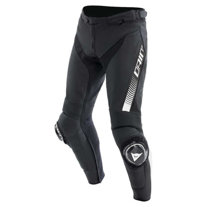 Dainese Super Speed Leather Pants - BLACK/WHITE