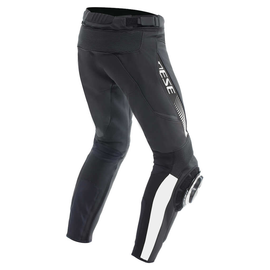 Dainese Super Speed Leather Pants - BLACK/WHITE