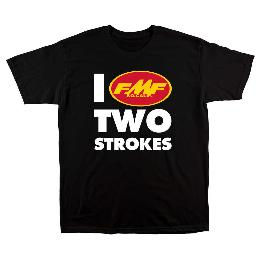FMF Casualwear - 2 STROKES T BLK