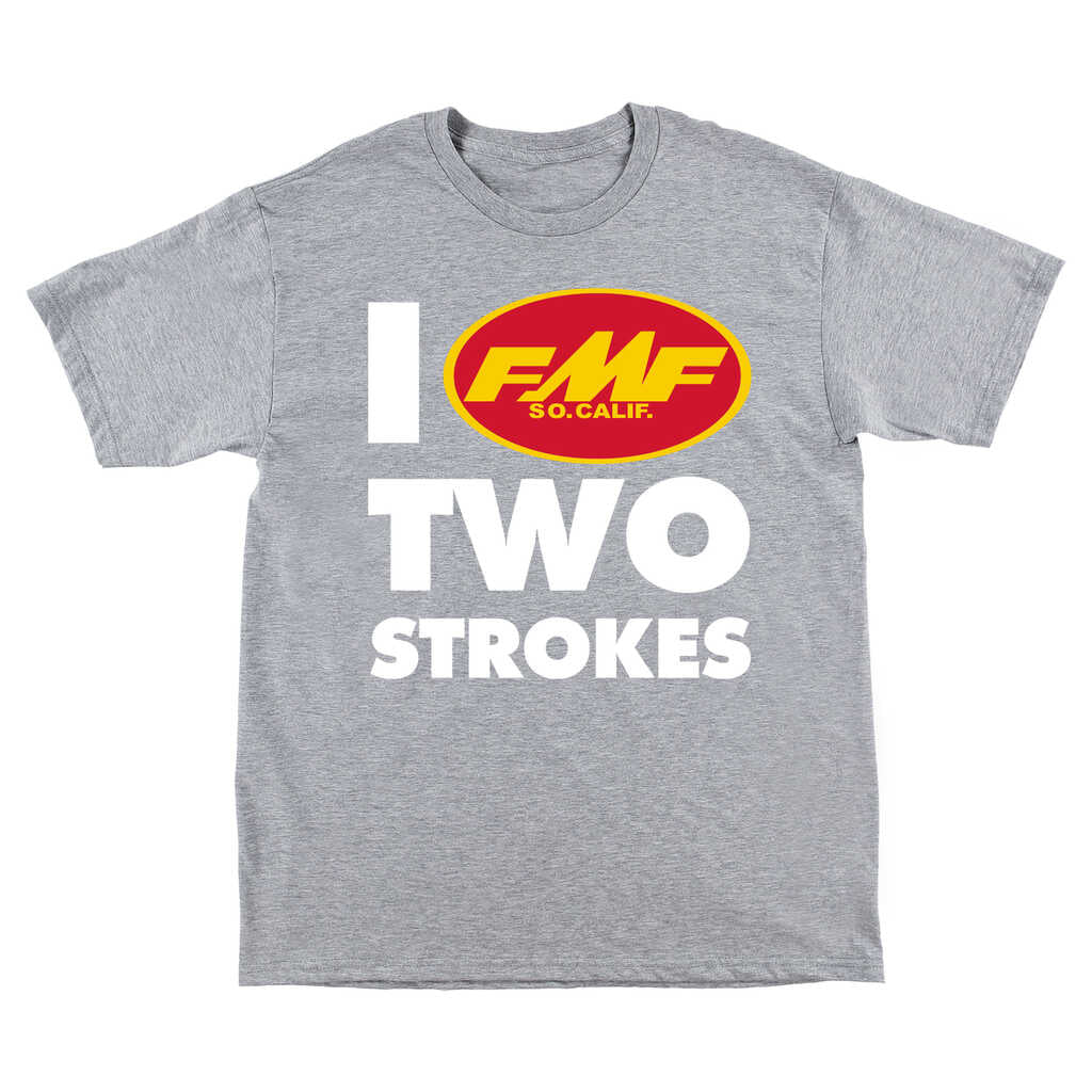 FMF Casualwear - 2 STROKES T GRY