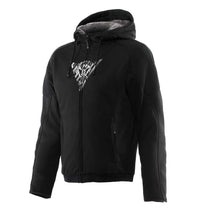 BOVISA SAFETY HOODIE FULL ZIP BLACK/WHITE
