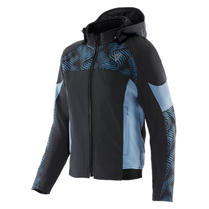 IGNITE 2 TEX JACKET WMN BLACK/BLUE MIRAGE