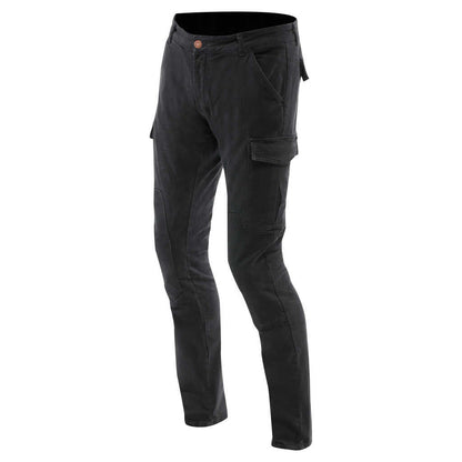 CARGO SLIM TAPERED PANTS BLACK