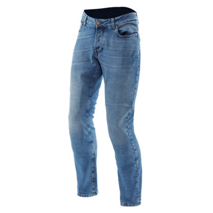5-POCKET DENIM REGULAR PANTS BLUE