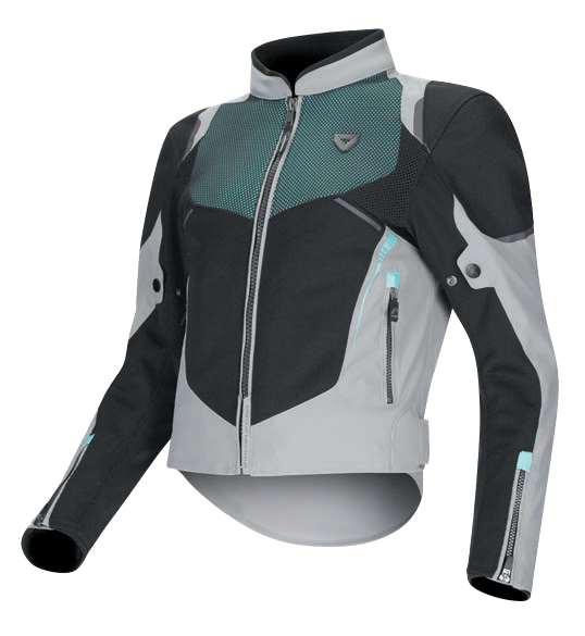 AIR-RIDE PRO JKT LT.GRY / BLK / TEAL/L