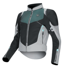 AIR-RIDE PRO JKT LT.GRY / BLK / TEAL/L