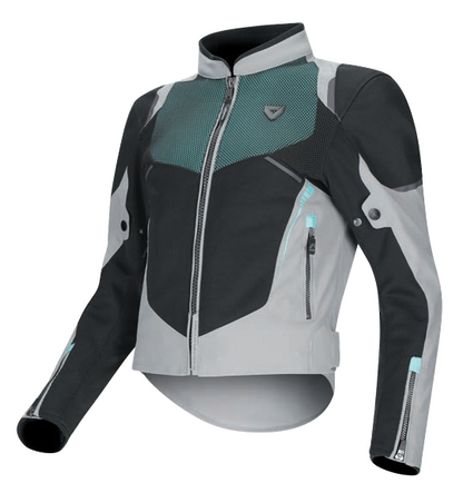 AIR-RIDE PRO JKT LT.GRY / BLK / TEAL/L