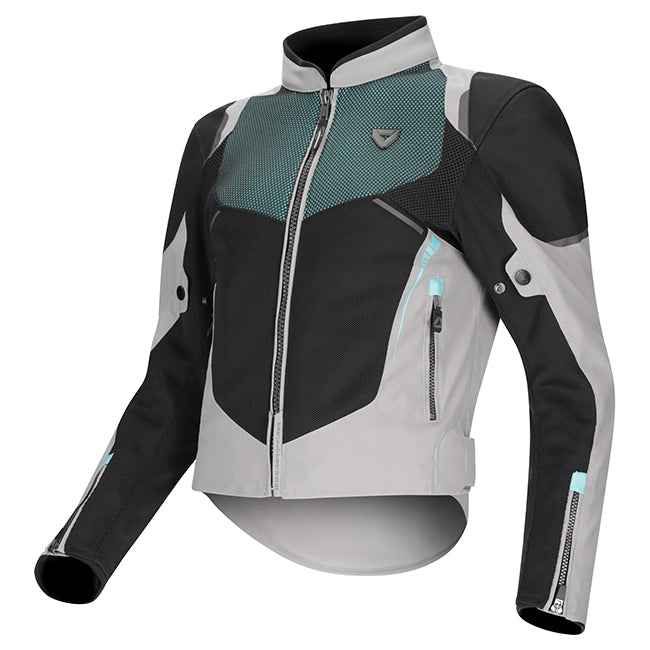 AIR-RIDE PRO JKT LT.GRY / BLK / TEAL/L