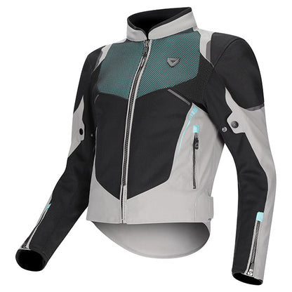 AIR-RIDE PRO JKT LT.GRY / BLK / TEAL/L