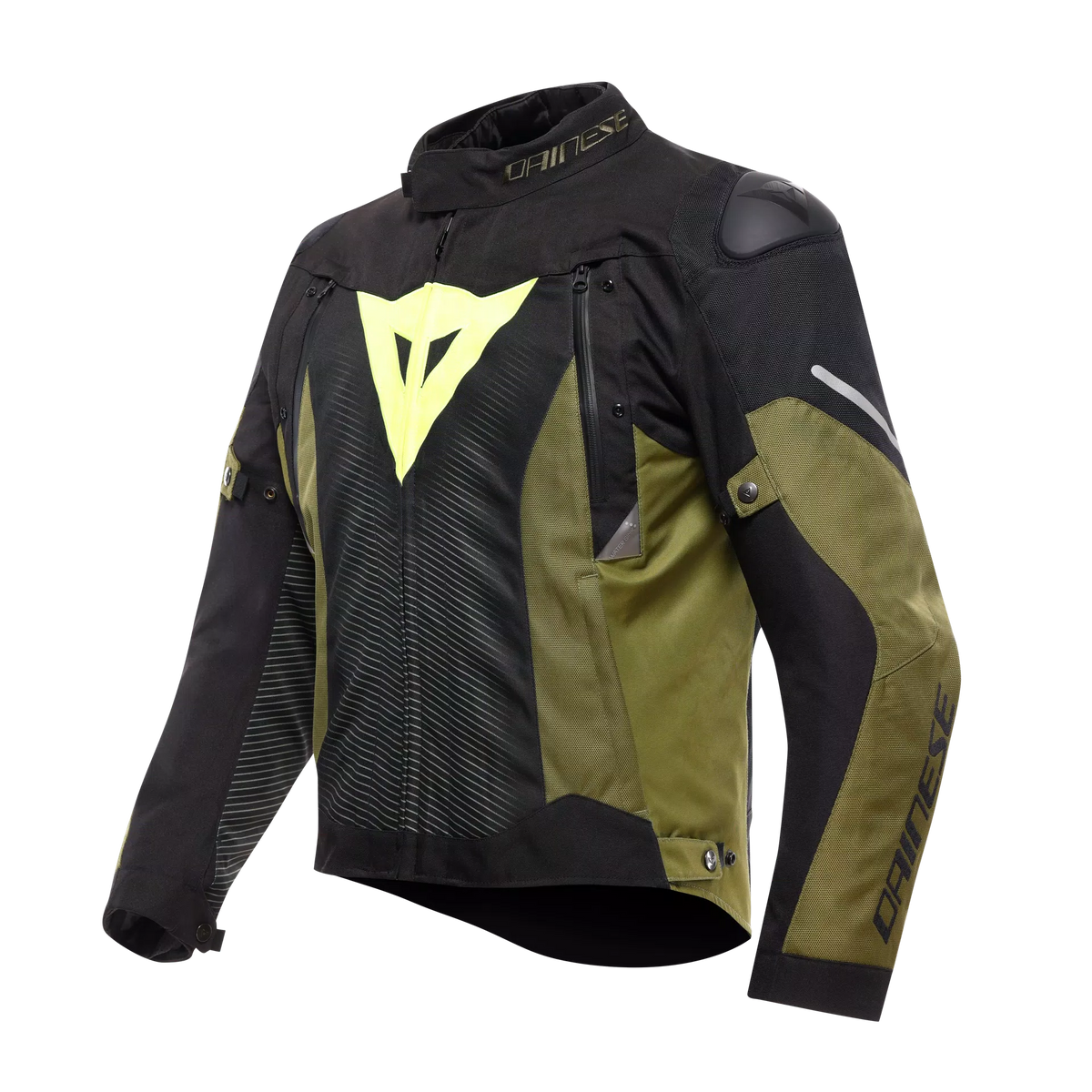 SUPER SPRINT D-DRY JACKET BLACK/GREEN/FLUO YELLOW