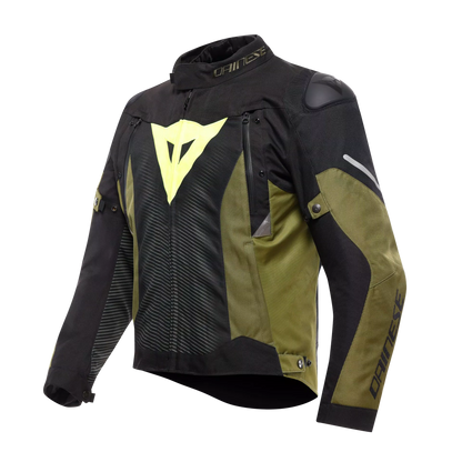 SUPER SPRINT D-DRY JACKET BLACK/GREEN/FLUO YELLOW