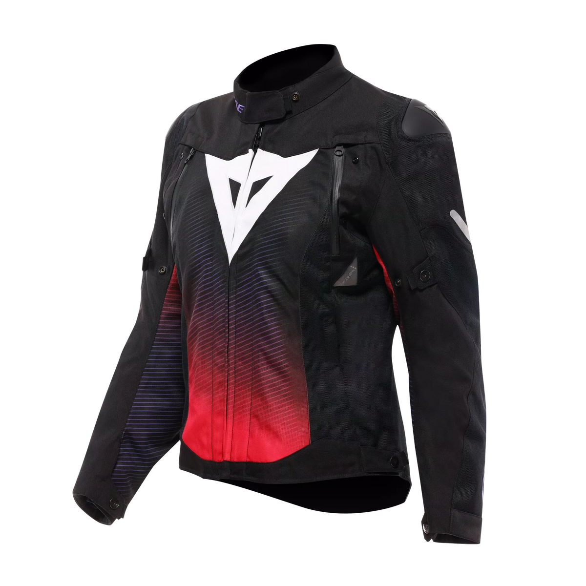SUPER SPRINT D-DRY JACKET WMN BLACK/FUCHSIA/WHITE