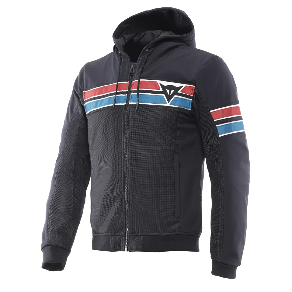 VINTEDGE AIR TEX JACKET BLACK/BLUE/RED