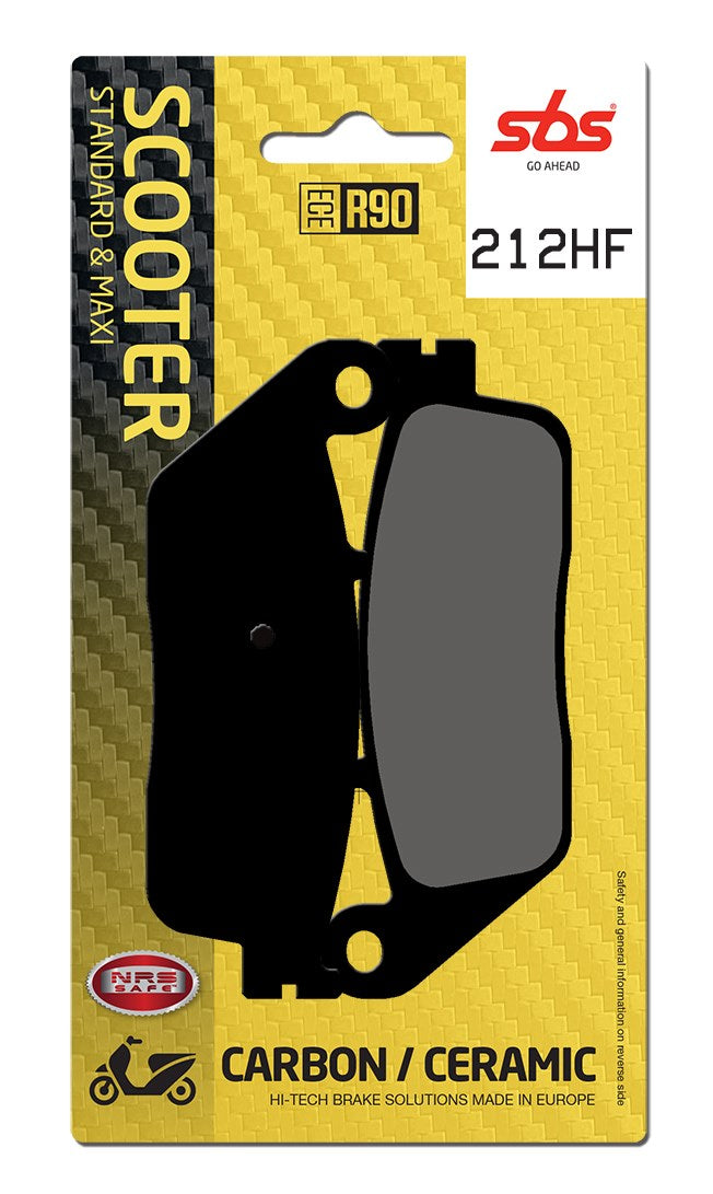 SBS FRICTION - Ceramic Rear Scooter Brake Pads (SBS 883) - 212HF-