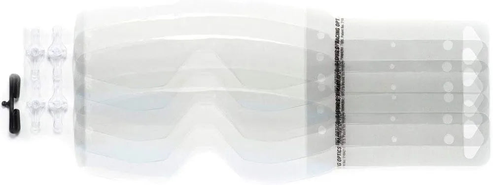 SCOTT LAMINATED TEAR OFF - PRIMAL/HUSTLE (3 PACKS OF 3)