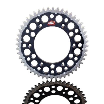 RENTHAL TWINRING REAR SPROCKET BLK 50T (1230-520-50GPBK)
