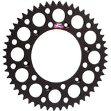 RENTHAL REAR SPROCKET MX ULTRALIGHT GROOVED BLK 53T