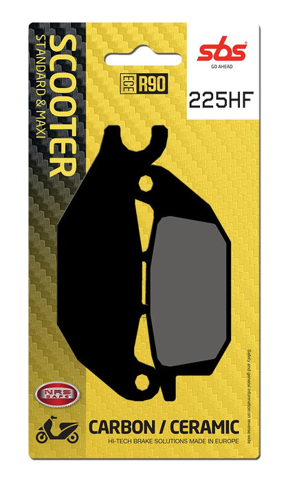 SBS FRICTION - Ceramic Rear Scooter Brake Pads (SBS 784) - 225HF-