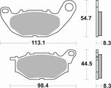 SBS FRICTION - Carbon Tech Front Scooter Brake Pads (SBS 931) - 229CT-