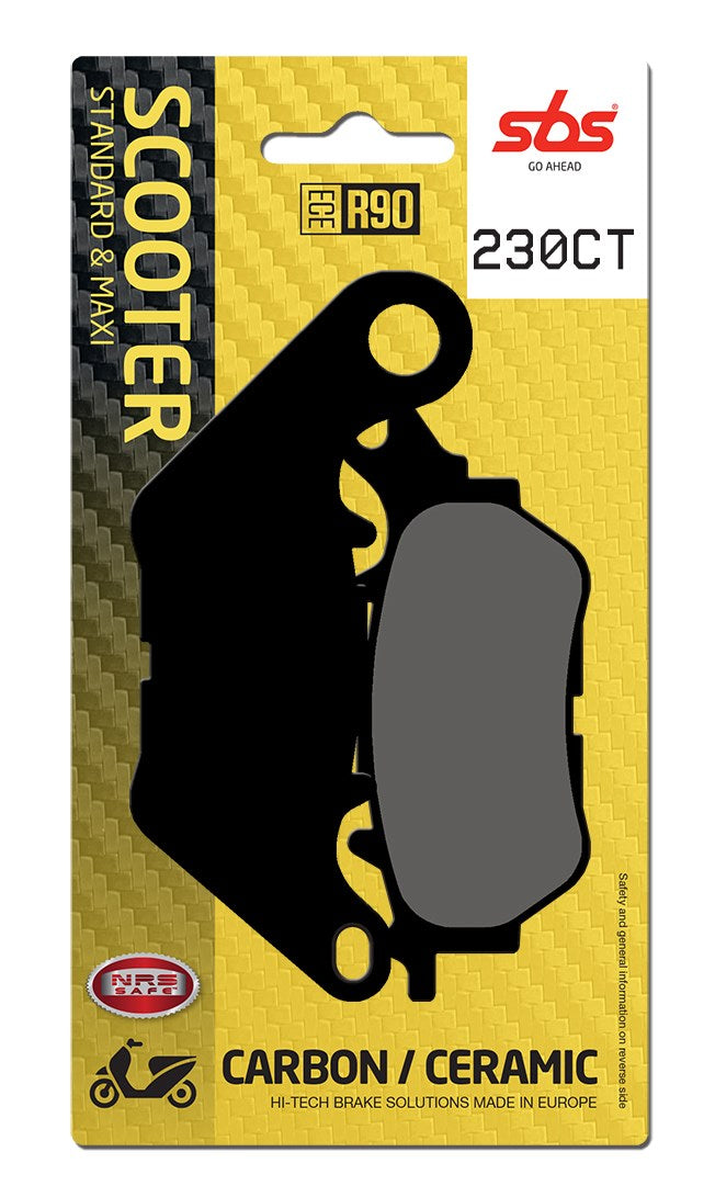 SBS FRICTION - Carbon Tech Rear Scooter Brake Pads (SBS 932) - 230CT-