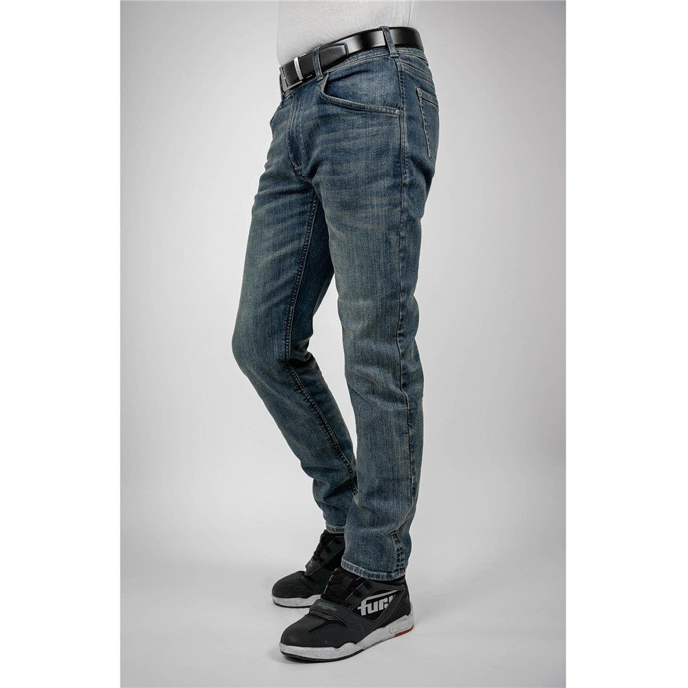 Bull-It 24 Mens Ajax Straight (aa) Regular - Steel Blu