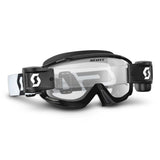 SCOTT Split OTG WFS Goggle - black/white | clear lens