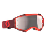 SCOTT Fury Goggle red silver ch