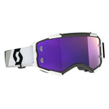 SCOTT Fury Goggle - premium black/white | purple chrome lens