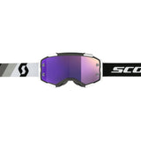 SCOTT Fury Goggle - premium black/white | purple chrome lens