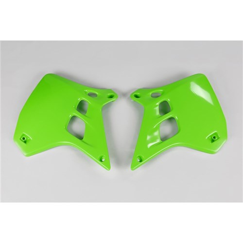 UFO Radiator Shrouds KX250 90-91 (GRN)