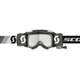 SCOTT Fury WFS Goggle - premium black/white | clear lens