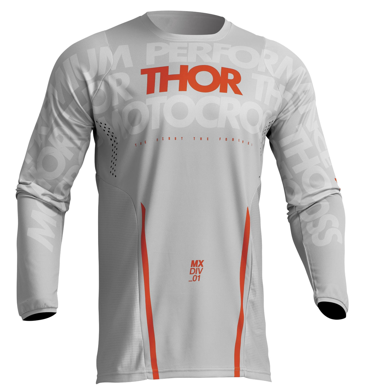 Pulse Jersey Mono Gray/Org SM – L 2910-7111