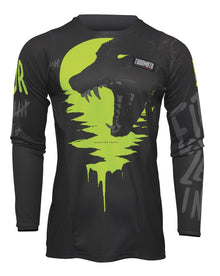 Pulse Yth Jersey Charcoal/Acid – 2XS 2912-2075