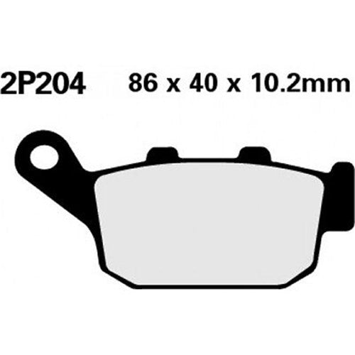Nissin Brake Pads 2P-204 NS