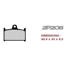 Nissin Brake Pads 2P-208 NS
