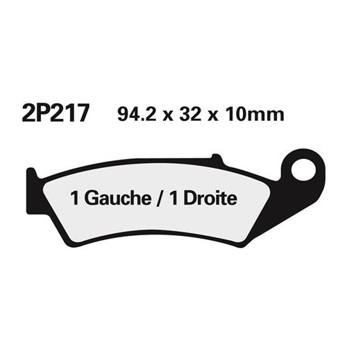 Nissin Pads 2P-217 NS/SS >>2P-215