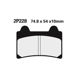 NISSIN BRAKE PADS 2P-228 NS
