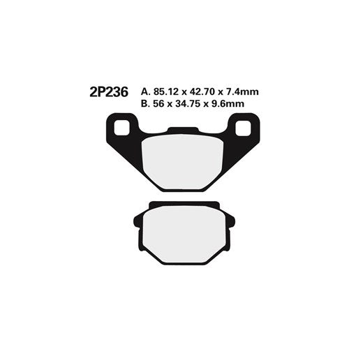Nissin Brake Pads 2P-236 NS