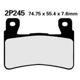 NISSIN BRAKE PADS 2P-245 ST SINT