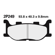 Nissin Brake Pads 2P-249 NS/SS