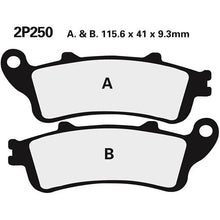 Nissin Brake Pads 2P-250 NS
