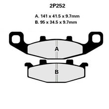 Nissin Brake Pads 2P-252 NS