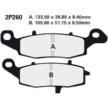 Nissin Brake Pads 2P-260 NS/SS