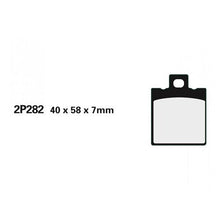 Nissin Brake Pads 2P-282 NS