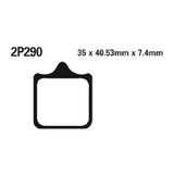 NISSIN BRAKE PADS 2P-290 ST SINT