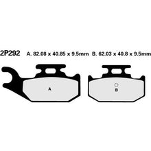 Nissin Pads 2P-292 ST SINT #NLA