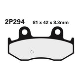 NISSIN BRAKE PADS 2P-294 ST SINT